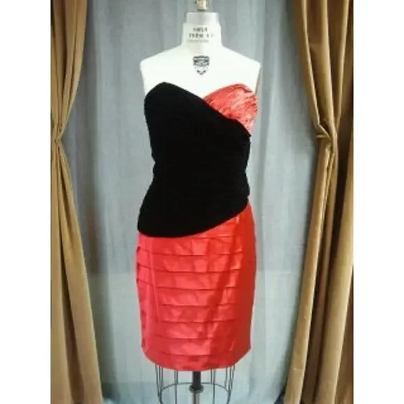 TOMASZ STARZEWSKI Luxury Vintage Cocktail Dress Size 10 Evening Wear Formal - Picture 2 of 11